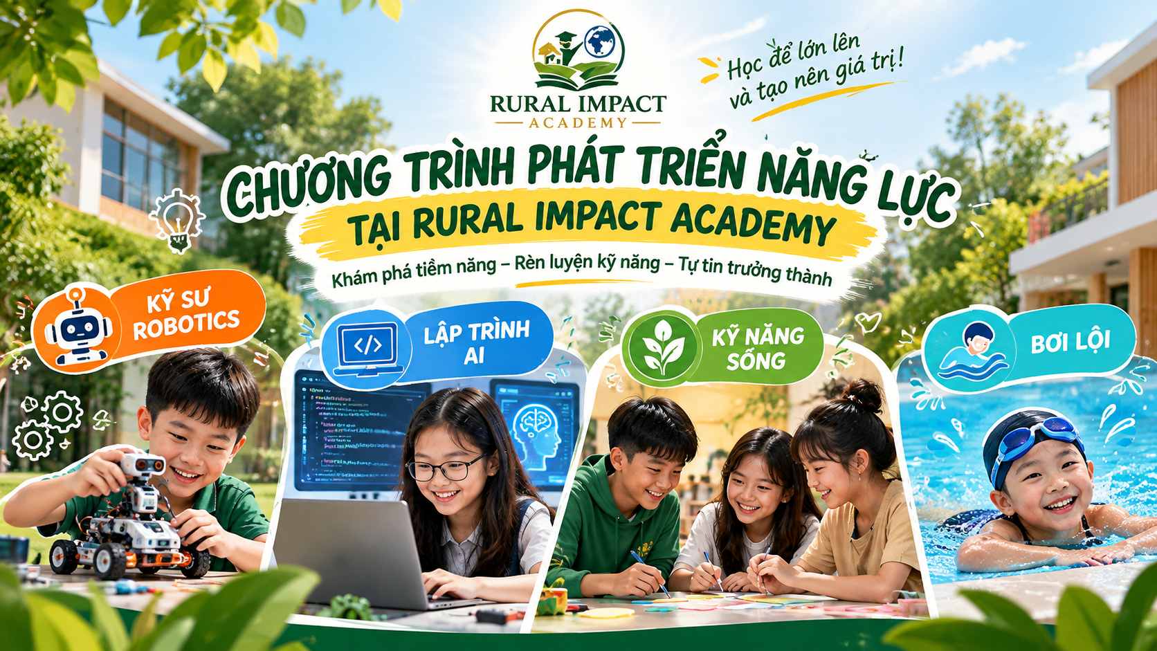 CHƯƠNG TRÌNH PHÁT TRIỂN NĂNG LỰC TẠI RURAL IMPACT ACADEMY